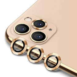 Camera Tempered Glass for iPhone 11 Pro Max - Color: Gold