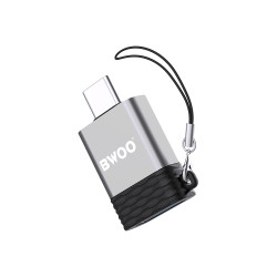 BWOO BZ35 Adapter USB-C Male to USB-A Female - Color: Grey