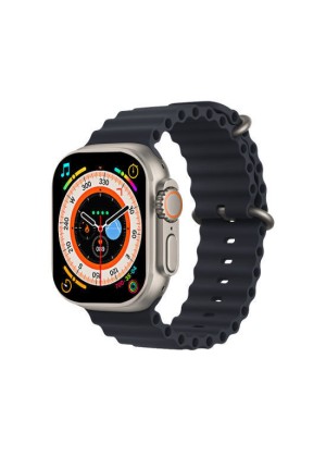 C800 Ultra Smartwatch με Παλμογράφο - Χρώμα: Μαύρο