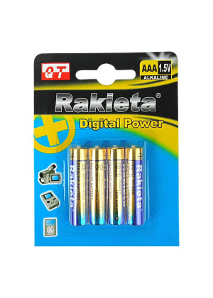 Rakieta Αλκαλικές Μπαταρίες AAA 1.5V 4τμχ