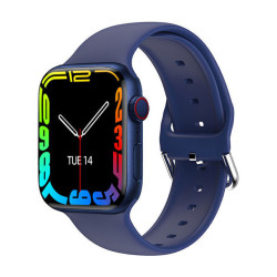 S18 Pro Smartwatch 45mm with Oscilloscope - Color: Blue