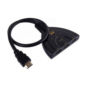 Andowl Q-HD30 Μετατροπέας HDMI 4K HD - HDTV Switch - Χρώμα: Μαύρο