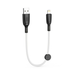 XO XO-NB247 Regular USB 2.0 to Lightning Cable 0.25m (16.005.0259) - Color: White