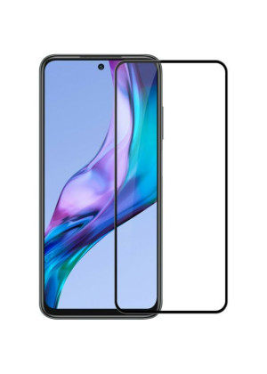 SIIPRO Full Cover Full Glue Tζαμάκι Προστασίας Οθόνης για Huawei Mate 20 Lite - Χρώμα: Μαύρο