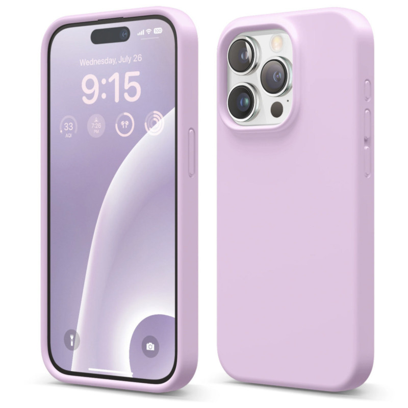 Θήκη Πλάτης Σιλικόνης Απλή για Apple iPhone 11 Pro - Χρώμα: Λιλά