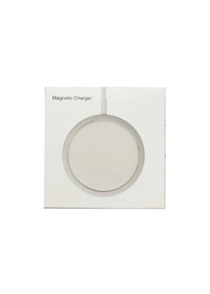 Magnetic Wireless Charger Μαγνητικός Ασύρματος Φορτιστής - Χρώμα: Λευκό