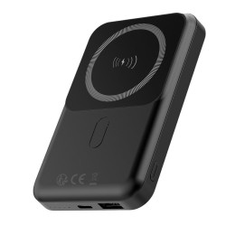 Forever MATB-100 PowerBank 10000mAh 22.5W with USB-A Port & USB-C Port Power Delivery - Color: Black