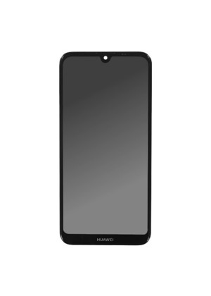 SIIPRO Full Cover Full Glue Tζαμάκι Προστασίας Οθόνης για Huawei Y7 2019 - Χρώμα: Μαύρο