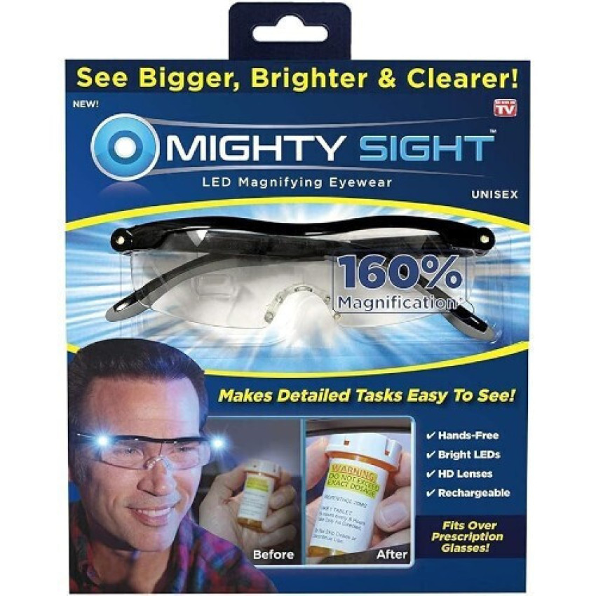 Γυαλιά με Μεγεθυντικό Φακό & LED Φως Mighty Sight