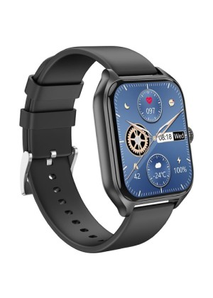 Borofone BD5 Smartwatch με Παλμογράφο - Χρώμα: Μαύρο