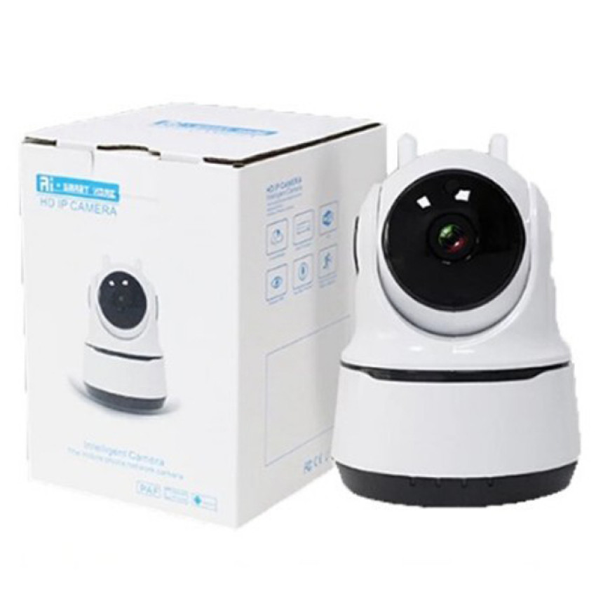 HD IP AI Intelligent Smart Home Camera - Color: White