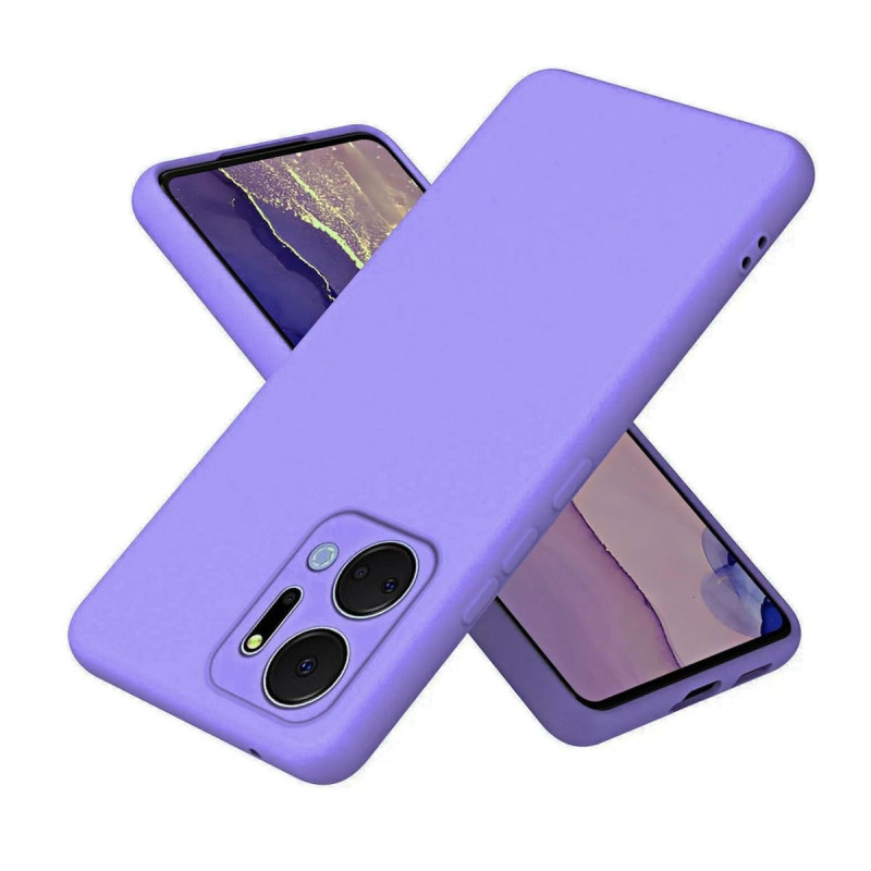 Θήκη Πλάτης Σιλικόνης Soft για Honor X7A - Χρώμα: Λιλά