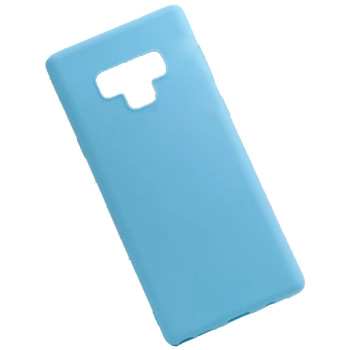 Θήκη Πλάτης Σιλικόνης Απλή για Samsung Galaxy Note 9 - Χρώμα: Γαλάζιο