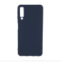 Θήκη Πλάτης Σιλικόνης Απλή για Samsung A750F Galaxy A7 2018 - Χρώμα: Σκούρο Μπλε