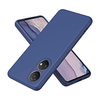 Θήκη Πλάτης Σιλικόνης Soft για Honor X7 - Χρώμα: Σκούρο Μπλέ