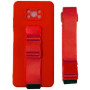 Θήκη Σιλικόνης Πλάτης με Ζώνη για Xiaomi Poco X3 / X3 Pro - Χρώμα: Κόκκινο