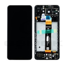 Complete LCD Incell Assembly  With Frame for Samsung Galaxy A13 5G - Color: Black