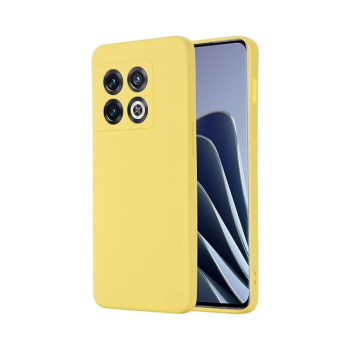 Θήκη Πλάτης Σιλικόνης Soft για Oneplus 10 Pro - Χρώμα: Κίτρινο
