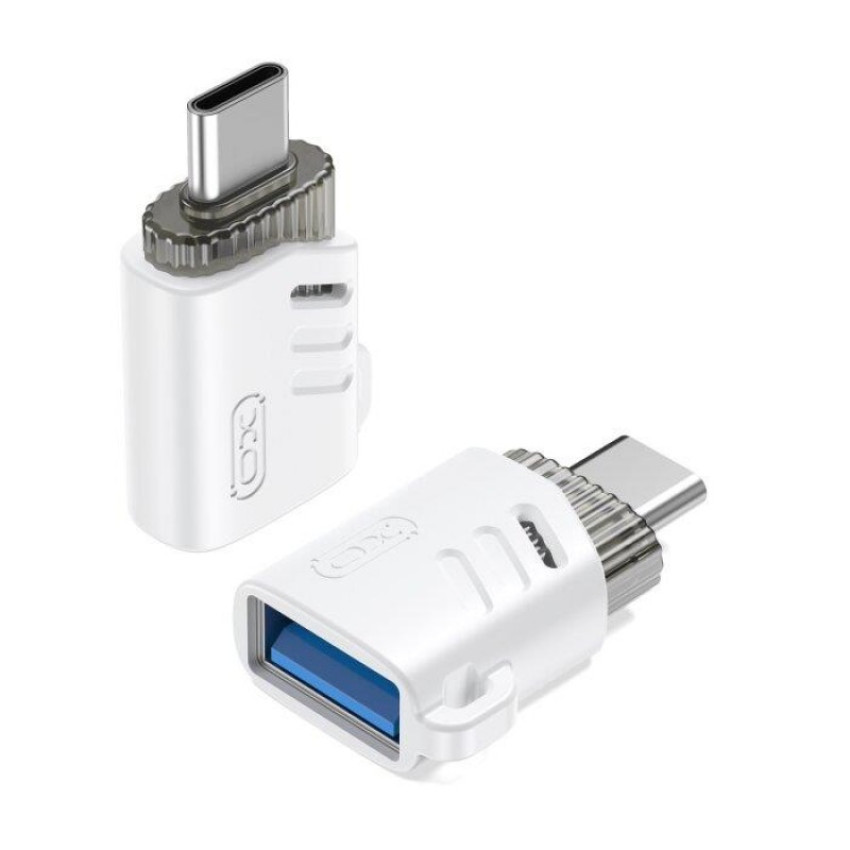 Αντάπτορας XO NB256B USB-A Female σε Type-C OTG Adapter - Χρώμα: Λευκό