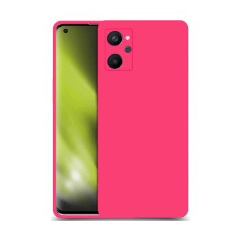 Θήκη Πλάτης Σιλικόνης Soft για Oppo A96 4G - Χρώμα: Φούξια