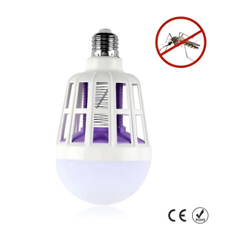 Λάμπα LED Ηλεκτρικό Εντομοκτόνο 2 σε 1 Εξολοθρευτής Εντομοπαγίδα Κουνουπιών E27 12W