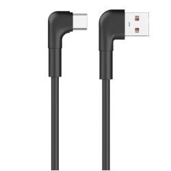 MaXlife MXUC-09 USB-A to Type-C 2A Charging & Data Transfer Cable 2m - Color: Black