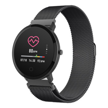 Forever ForeVive SB-320 43mm Smartwatch Activity Tracker με Παλμογράφο - Χρώμα: Μαύρο