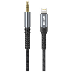 BWOO AUX068 Lightning to 3.5mm Cable 1.2m - Color: Black
