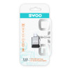 BWOO BZ35 Μετατροπέας USB-C Male σε USB-A Female 2.4A - Χρώμα: Γκρι