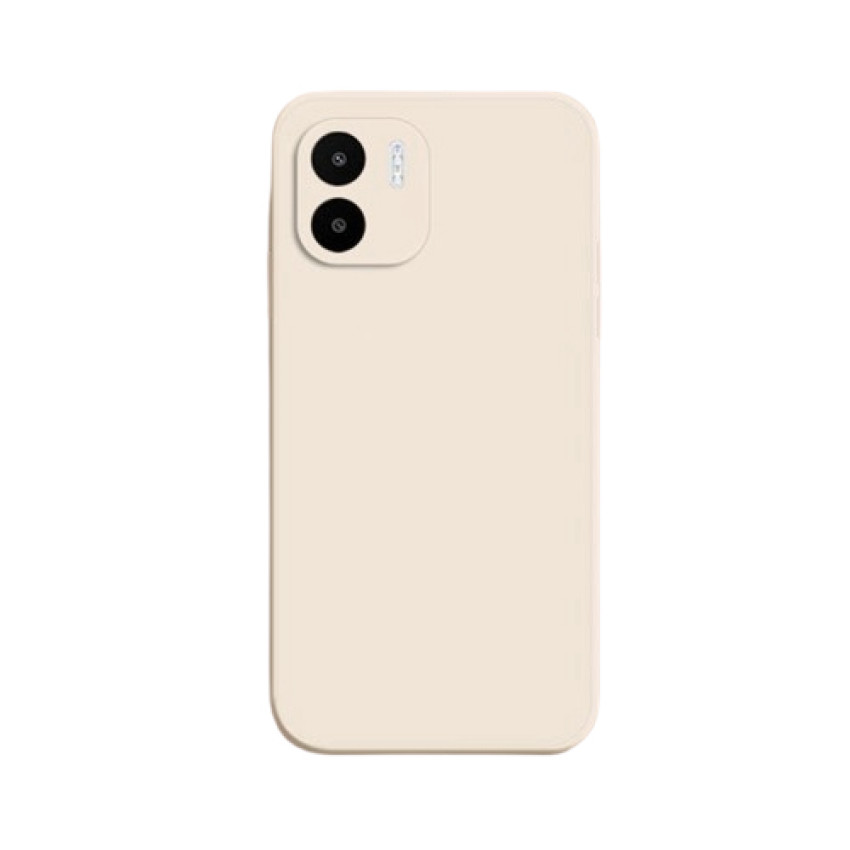 Θήκη Πλάτης Σιλικόνης Soft για Xiaomi Redmi A1 Plus - Χρώμα: Κρέμ