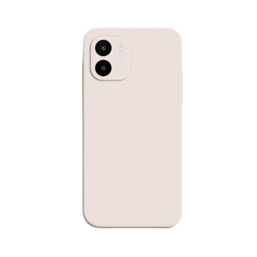 Θήκη Πλάτης Σιλικόνης Soft για Xiaomi Redmi A1 - Χρώμα: Κρέμ