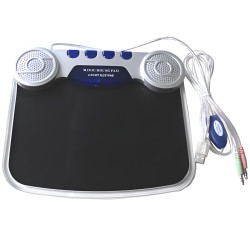 4 Port USB HUB-Music Mouse Pad ZL200530069484.7 - Color: Black