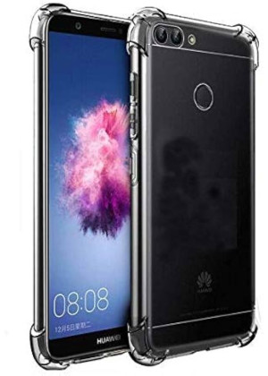 Θήκη Πλάτης Σιλικόνης Anti Shock για Huawei P Smart 2018 - Χρώμα: Διάφανο