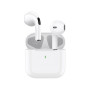 TUQIN QW22 Ασύρματα Bluetooth Ακουστικά TWS V5.4 με Θήκη Φόρτισης - Χρώμα: Λευκό