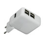 Φορτιστής USB 4 Θυρών Ports USB Charger YH-01870 - Χρώμα: Άσπρο