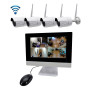 K9504-W Ολοκληρωμένο Σύστημα CCTV Wi-Fi με Οθόνη & 4 Ασύρματες Κάμερες 1080p