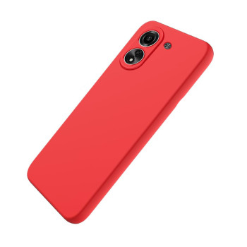 Θήκη Πλάτης Σιλικόνης Soft για Xiaomi Redmi 13c - Χρώμα: Κόκκινο