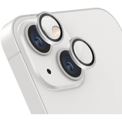 Camera Tempered Glass for iPhone 14 / 14 Plus - Color: Silver