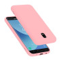 Θήκη Πλάτης Σιλικόνης Απλή για Samsung Galaxy J7 2017 - Χρώμα: Ρόζ