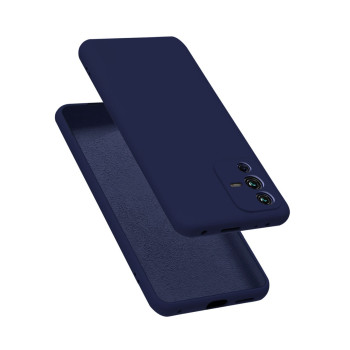 Θήκη Πλάτης Σιλικόνης Soft για Vivo V23 5G - Χρώμα: Σκούρο Μπλέ