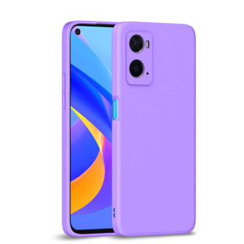 Θήκη Πλάτης Σιλικόνης Soft για Oppo A76 - Χρώμα: Λιλά