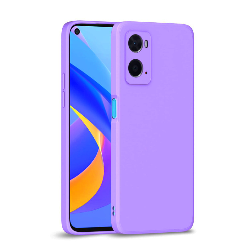 Θήκη Πλάτης Σιλικόνης Soft για Oppo A76 - Χρώμα: Λιλά