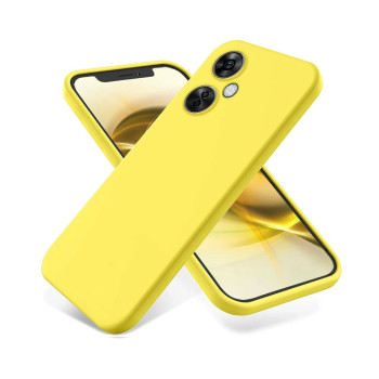 Θήκη Πλάτης Σιλικόνης Soft για Oneplus Nord CE 3 Lite - Χρώμα: Κίτρινο