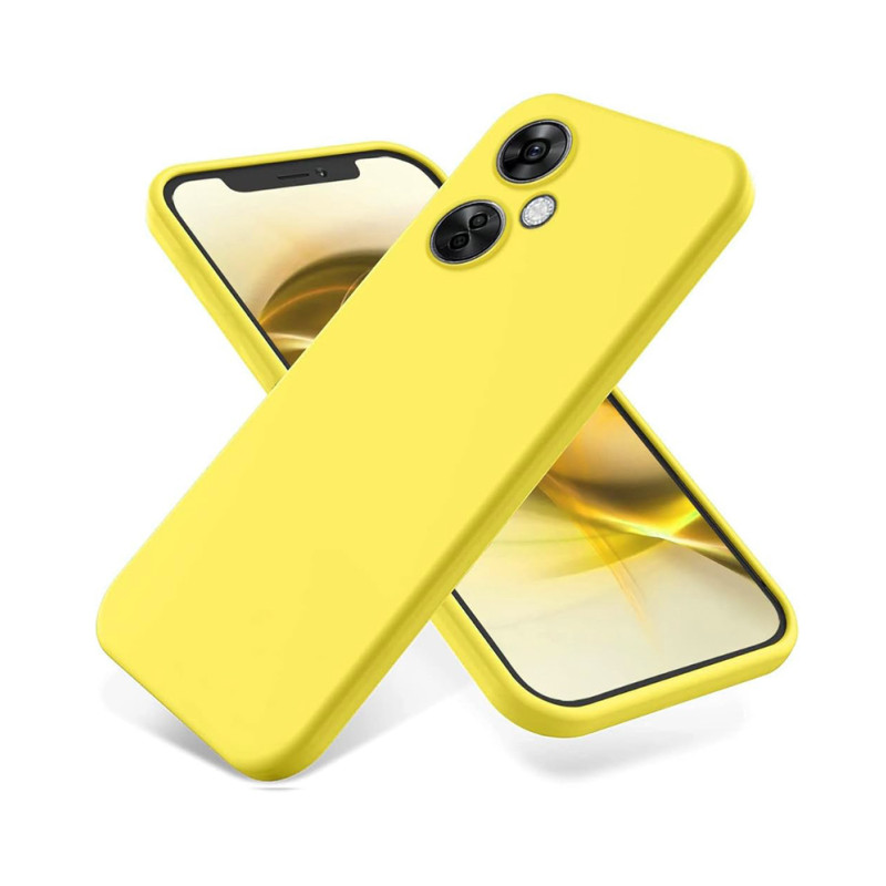 Θήκη Πλάτης Σιλικόνης Soft για Oneplus Nord CE 3 Lite - Χρώμα: Κίτρινο