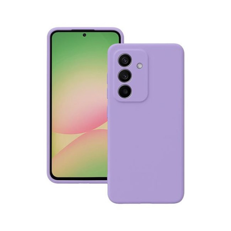 Θήκη Πλάτης Σιλικόνης Soft για Galaxy A56 - Χρώμα: Λιλά