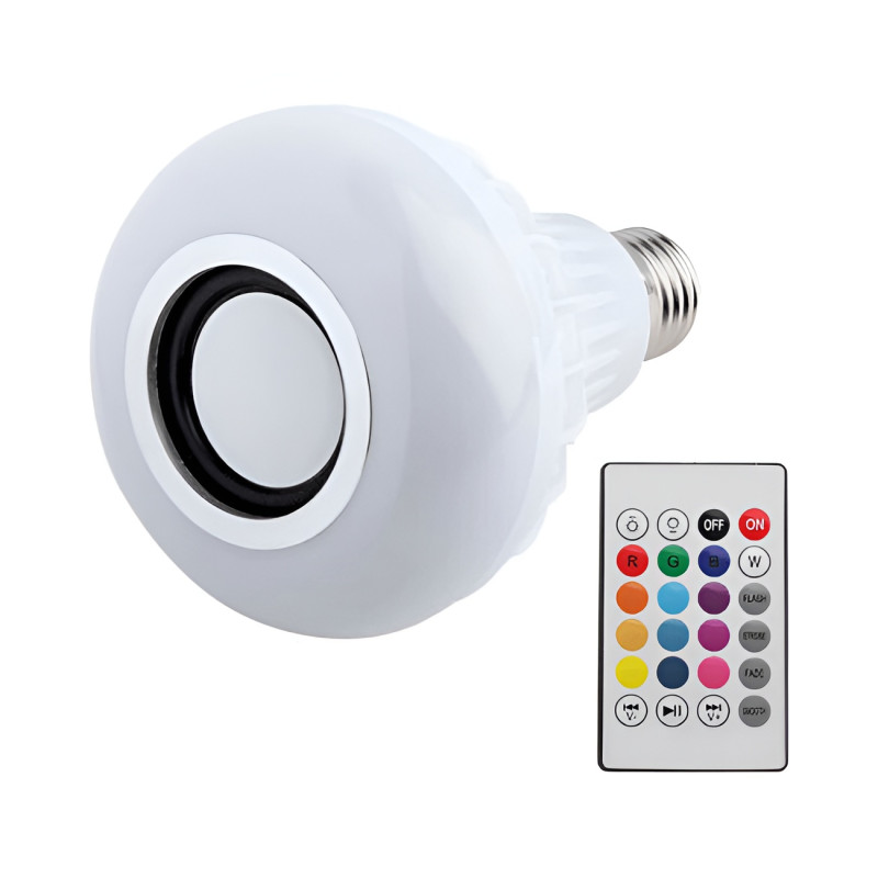 Λάμπα - Ηχείο Bluetooth 2 σε 1 E27 12W HX-015