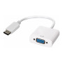 Μετατροπέας Display Port σε VGA DisplayPort Male σε VGA Female - Χρώμα Λευκό