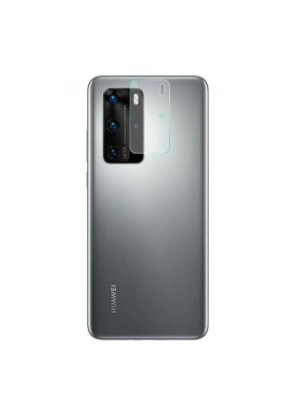 Full Face Tempered Glass Camera Protector for Huawei P40 Pro - Color: Clear