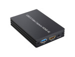 Capture Card 4K HDMI Game Capture Card 1080P HDMI to USB 3.0 Live Video Black