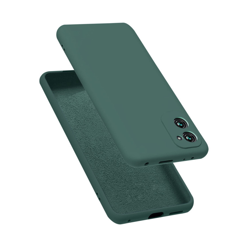 Θήκη Πλάτης Σιλικόνης Soft για Realme C33 - Χρώμα: Σκούρο Πράσινο